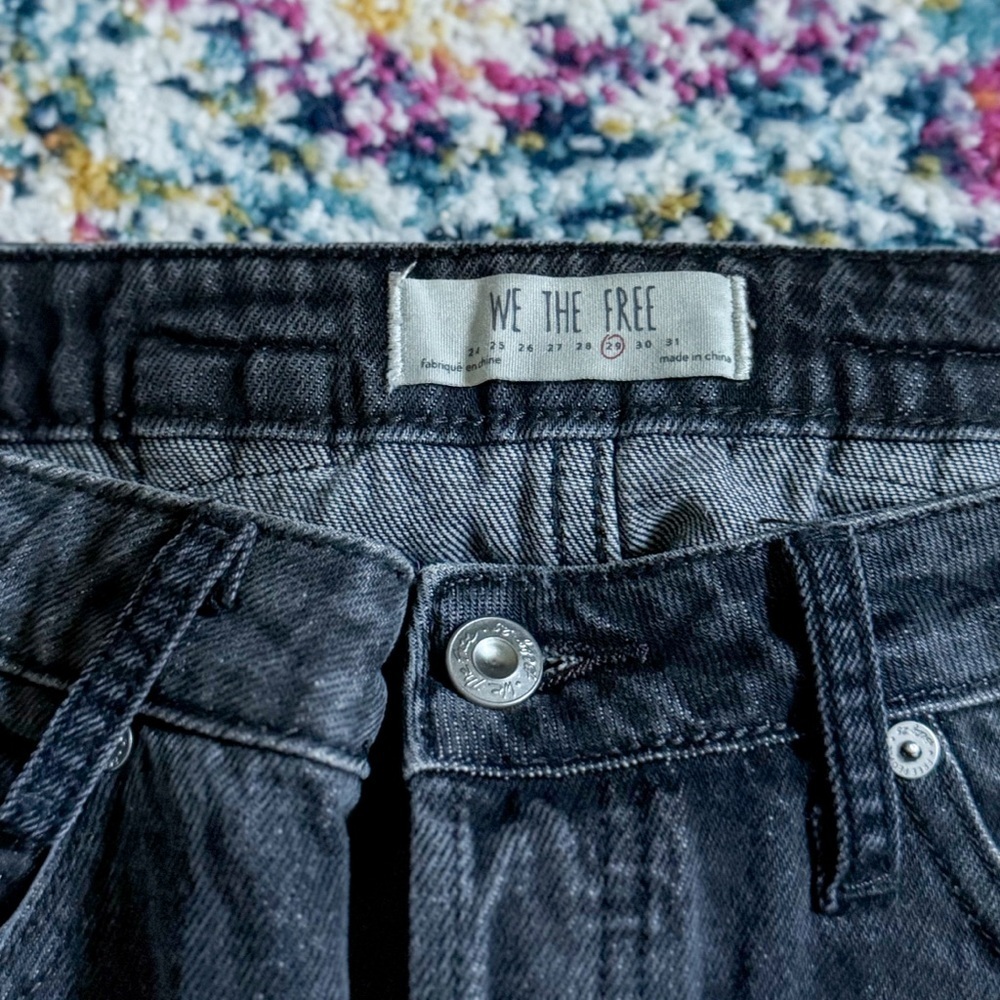 We The Free Button Fly Denim Skirt - Picture 7 of 7